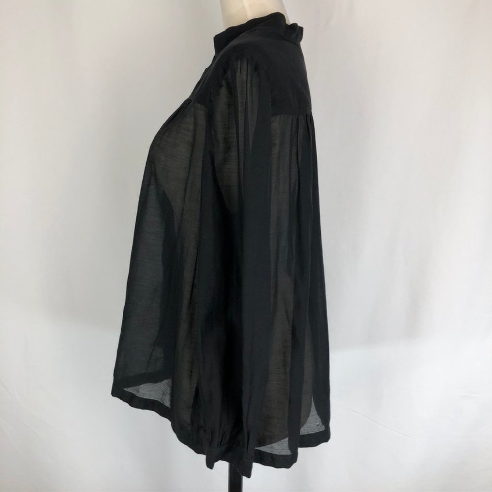 Dries Van Noten Cotton/Silk Sheer Shirt - Picture 3 of 8